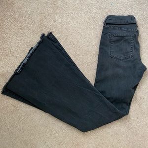 Free People Black Flared Jeans